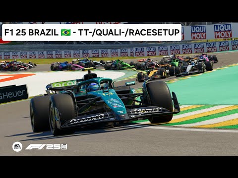 F1 25 BRAZIL 🇧🇷 QUALI AND RACE SETUP + RACE TEST | KARL___24