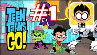 Teeny Titans - A Teen Titans Go! Figure Battling Game First 14Mins Gameplay Part-1 iOS & Android