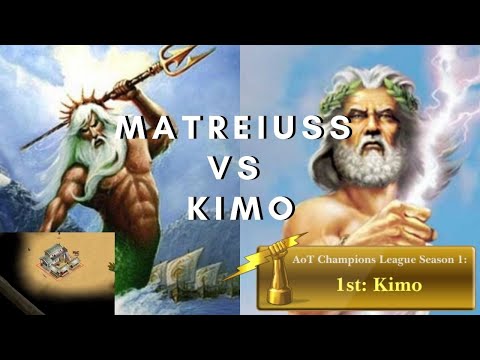 Matreiuss (Poseidon) vs Kimo (Zeus) - Age of Mythology: The Titans (Game 2)