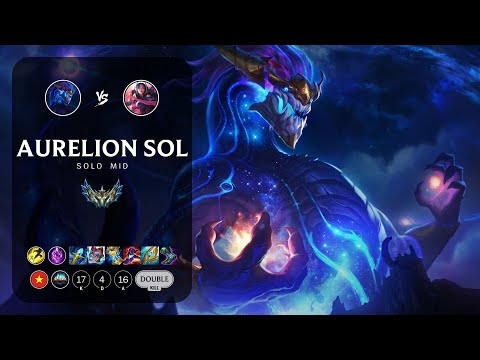 Aurelion Sol Mid vs Irelia - VN Challenger Patch 14.3