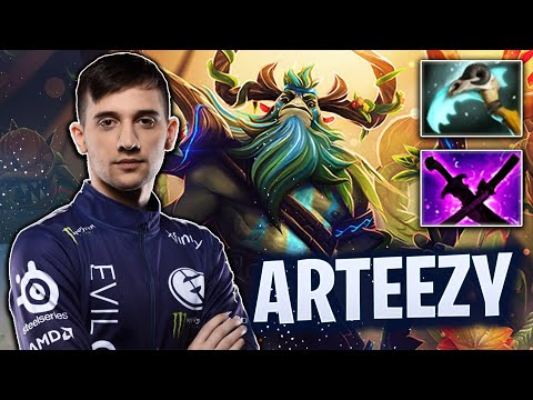 EG.Arteezy - Nature's Prophet Safelane Pro Gameplay | IMMORTAL Rank Dota 2 7.28 Top MMR