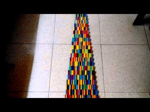 Biggest domino sonimod triangle!!!!!!!