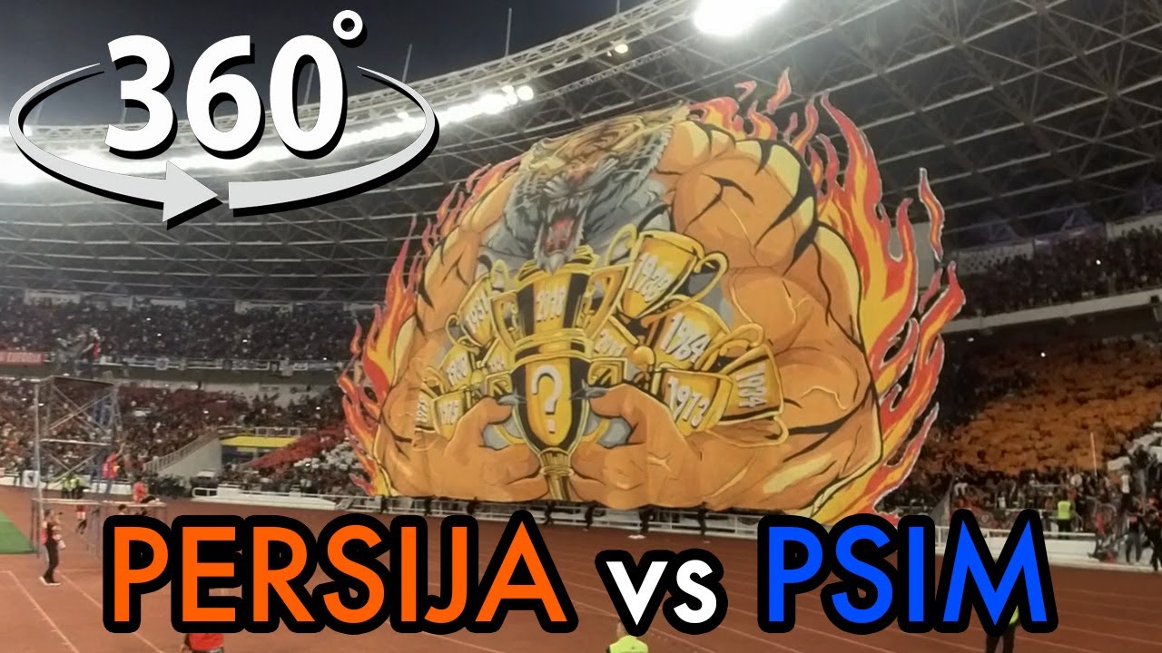 Persija Jakarta vs PSIM, 3D Choreo in 360 degrees
