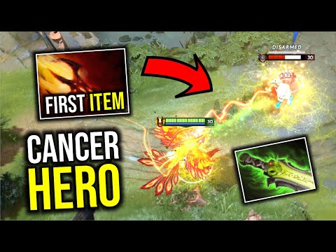 NEW CANCER HERO..!! Dagon 1st Item Phoenix Counter Slark 7.24 | Dota 2