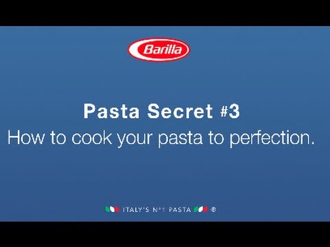 BARILLA SG - How to cook pasta to perfection