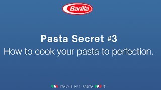 BARILLA SG - How to cook pasta to perfection