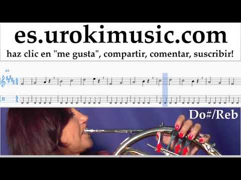 Tutorial de Trompa Silvestre Dangond Nicky Jam - Cásate Conmigo Clases Notas Parte#1 um-i927