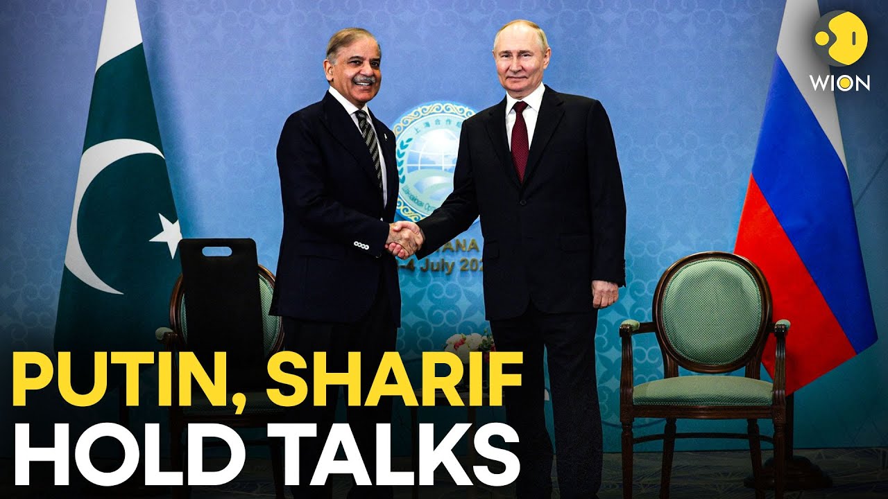 LIVE: Russian President Vladimir Putin Holds a Bilateral Meeting with Pakistan's PM Shehbaz Sharif