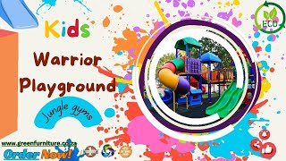 ♻️ ♻️ Eco-Friendly Playtime: Warrior Jungle Gym🏋️‍♂️ | GreenFurniture. | GreenFurniture