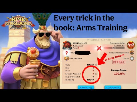 Rank 1 Arms Training Made Easy | Rise of Kingdoms