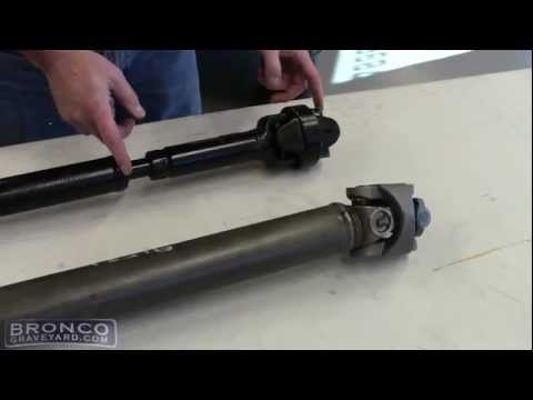 Bronco Graveyard Driveshaft Tech