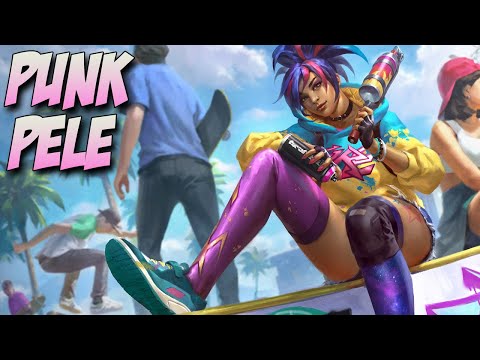 PUNK SPRAY PAINTING PELE SKIN TAKES ON A SCUMBAG VAMANA! - Masters Ranked Duel - SMITE