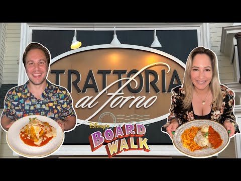 Trattoria Al Forno Disney World é o MELHOR restaurante italiano?Disney's Boardwalk Resort 2023