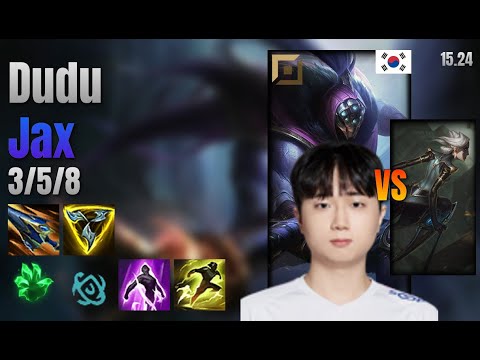Dudu Top Jax vs Camille lol KR solo rank Full Game 15.24 | 두두 잭스 vs 카밀