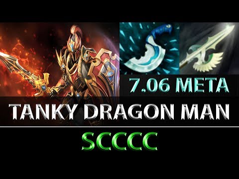 Sccc [Dragon Knight] Tanky Blinking Dragon Man ► Dota 2 7.06f