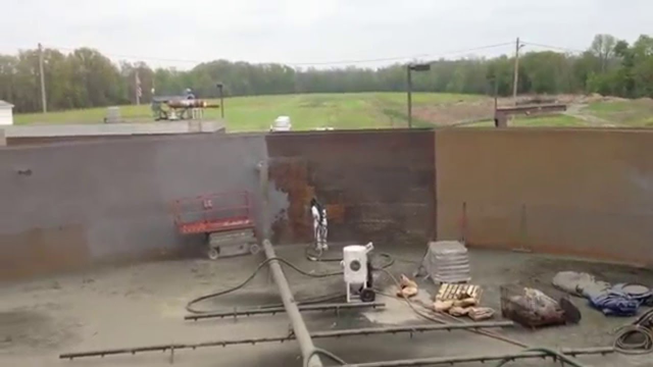 Knauss Property Services - Sandblast Waste Water Treatment Tank   WWTP   500,000 Gallon 1