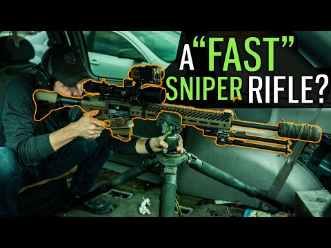 Can You Shoot a 17lb Sniper Rifle Up Close Fast?