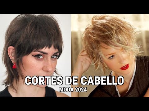 CORTES de CABELLO de MODA 2024/ cortes de pelo modernos sencillos y que favorecen