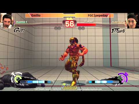 VSB Weekly Special - USF4 Casuals - Emilio vs Pepeday