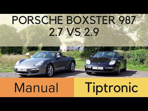 PORSCHE BOXSTER 987 2.7 Tiptronic Convertible vs 987 Manual 2.9 987 Convertible
