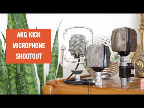AKG Kick Drum Microphone Shootout (D12, D20, D25)