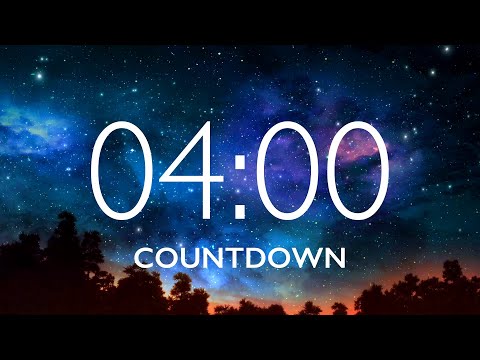 4 Minute Timer with Relaxing Music and Alarm 🎵⏰