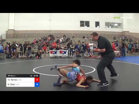 2018 Women's National /UWW Cadet Women 36-40 RR Rnd 4 - Karina Torres (Team) Vs. Sterling Dias (Te