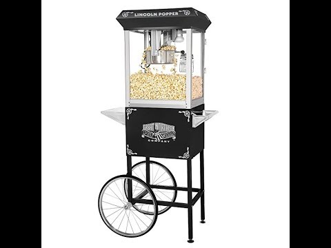 Great Northern Popcorn 6005 Lincoln Full Popper Antique Style Popcorn Machine Complete
