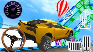 Ultimate Car Racing Master  - Impossible Mega Ramp Driving Game #4 - Mobile Gameplay