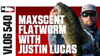 Maxscent Flat Worm w. Justin Lucas on Lake Huron