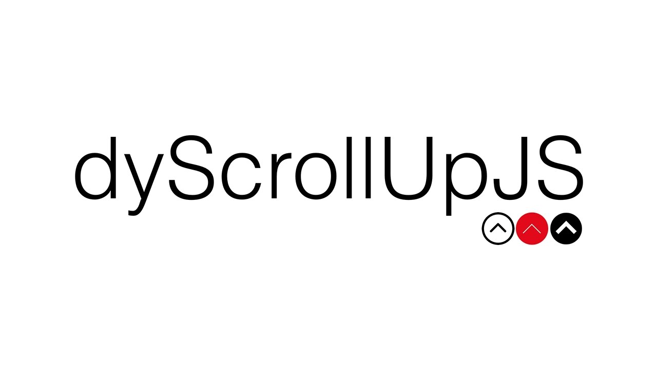 Create scroll to top button for your website and blog using dyScrollUpJS