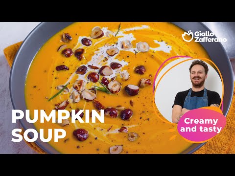 PUMPKIN SOUP 🧡 SUPER DELICATE and CREAMY!