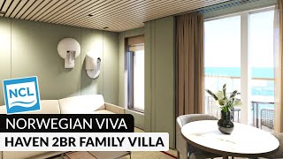 Norwegian Viva | H6 The Haven 2-Bedroom Family Villa with Large Balcony Tour & Review | NCL VIVA
