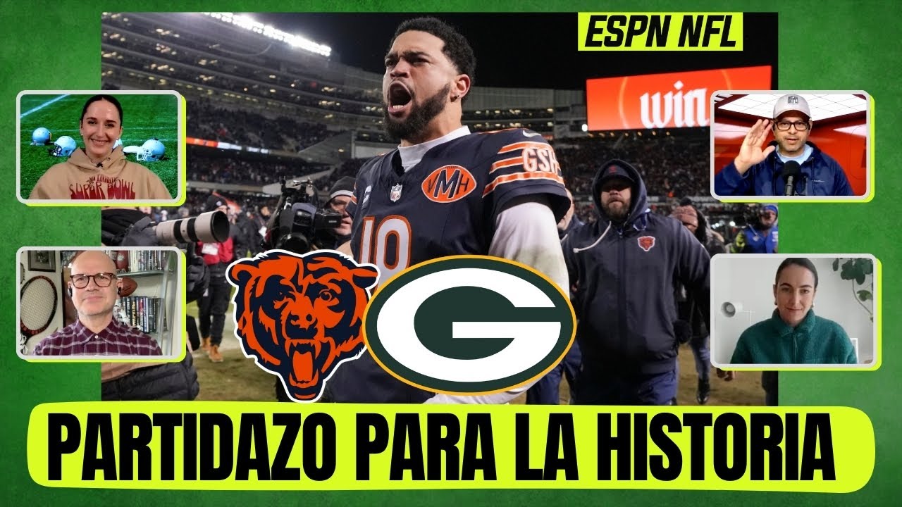 PARTIDAZO HISTÓRICO el que nos regalaron BEARS Y PACKERS. CALEB WILLIAMS es EL HOMBRE | ESPN NFL