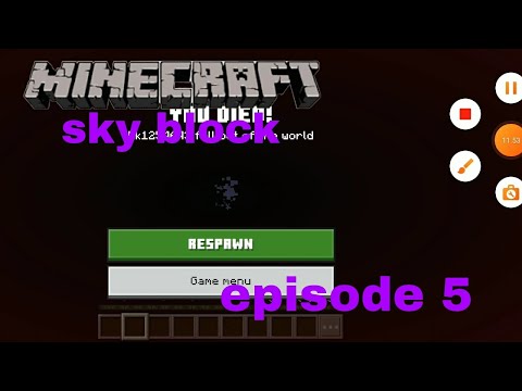 EPIC FAILS! Rk Gaming keeps dying in Minecraft sky block - Episode 5