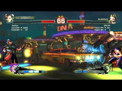 SSFIV AE PC ONLINE BATTLE - Jophys (Chun-Li) vs Qbickk (Ibuki)