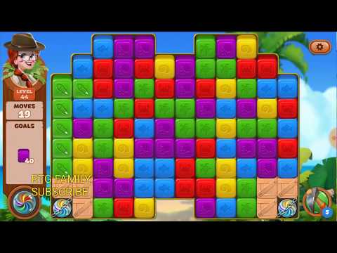 Lost island match 3 blast adventure level 44 MYSTERY ISLAND MYSTERY ISLAND HD 1080P