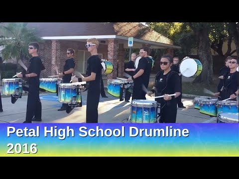 Petal High School Drum Line 2016 - Plugged Unplugged