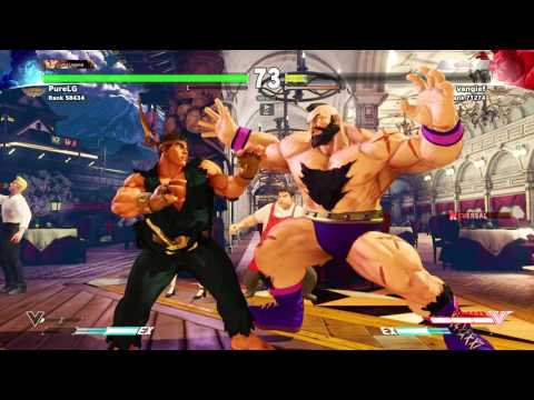 Pure vs. vangief - SFV