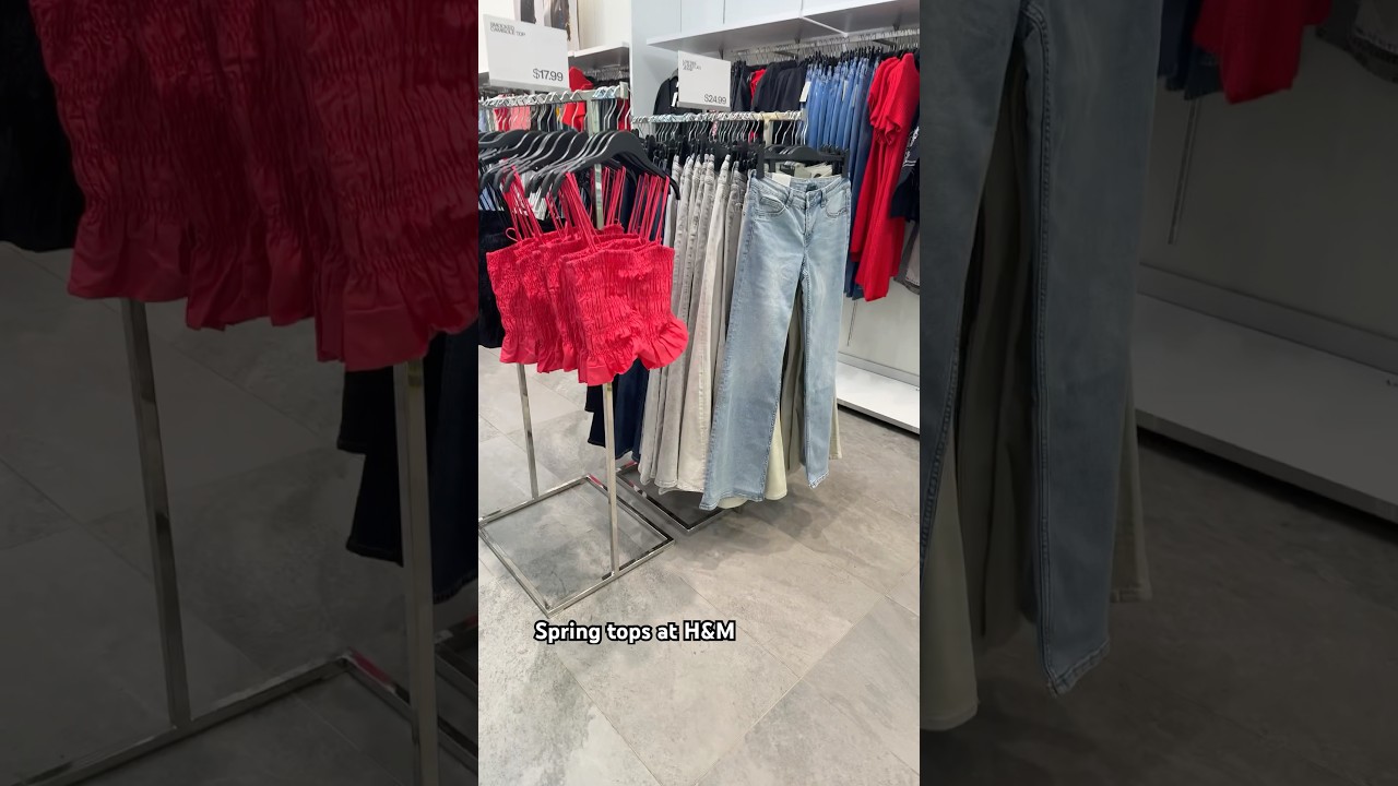 Cute spring Tops #youtubeshorts #spring2025 #springfashion #springhaul #springfashion #springootd