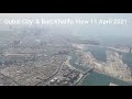 Burj Khalifa Tower View From Sky From Dubai Airport