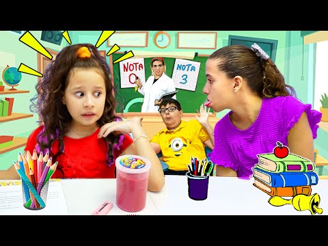 Fake friend AT SCHOOL and the girl who didn’t want to study