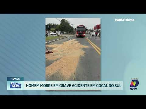 Mal súbito provoca acidente com vítima fatal em cocal do sul