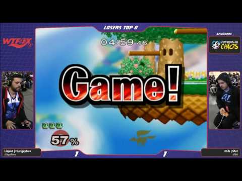WTFOX 2: SSBM Singles - Liquid | Hungrybox (Puff) vs CLG | Sfat (Fox) - Losers Top 8