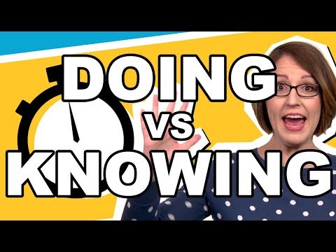 Manager Minute or Two! - Doing vs. Knowing