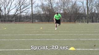 539. Walk-Jog-Sprint (:20sec each)