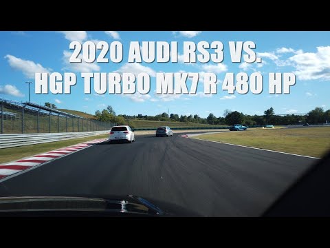 Audi RS3 2020 400hp vs. HGP Turbo VW MK7 R 480hp in HungaroDrive