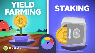 Is Yield Farming DIFFERENT from Staking? Explained in 3 mins 