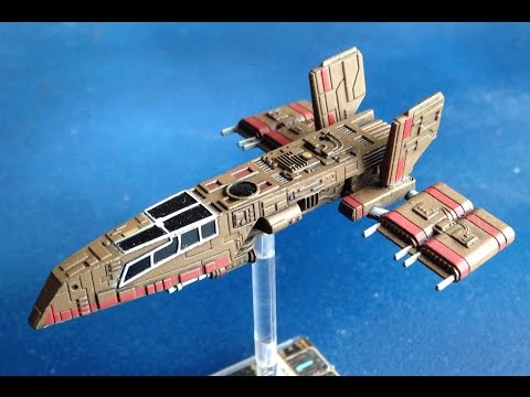 The Cardboard Dungeon: X-Wing Ship Review - HWK-290