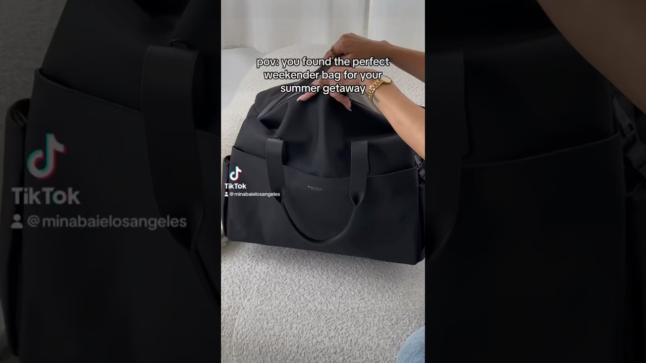 Packing the best weekender bag for summer!  #packing #shortsfeed #exploremore #whatsinmybag